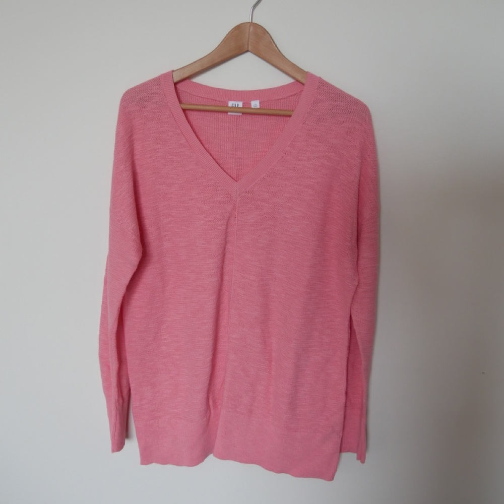 Gap Pink Cotton Sweater